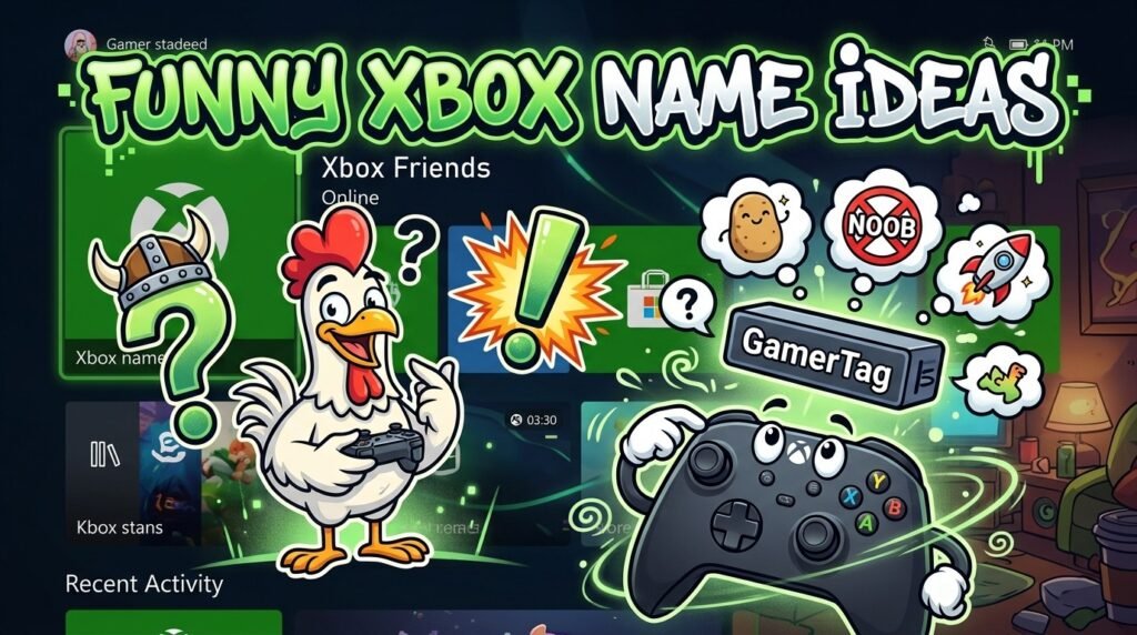 Funny Xbox name ideas