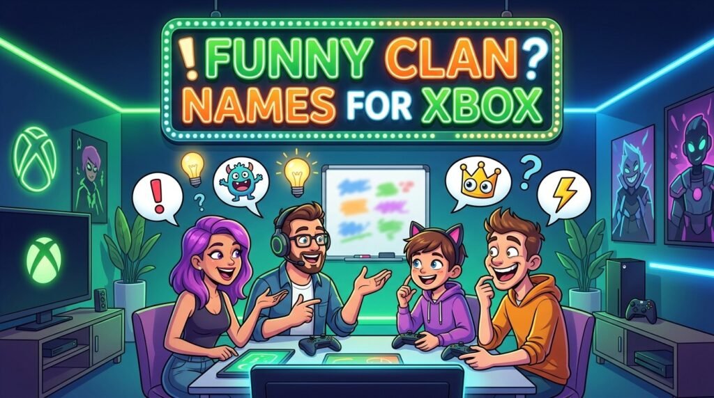Funny clan names for Xbox