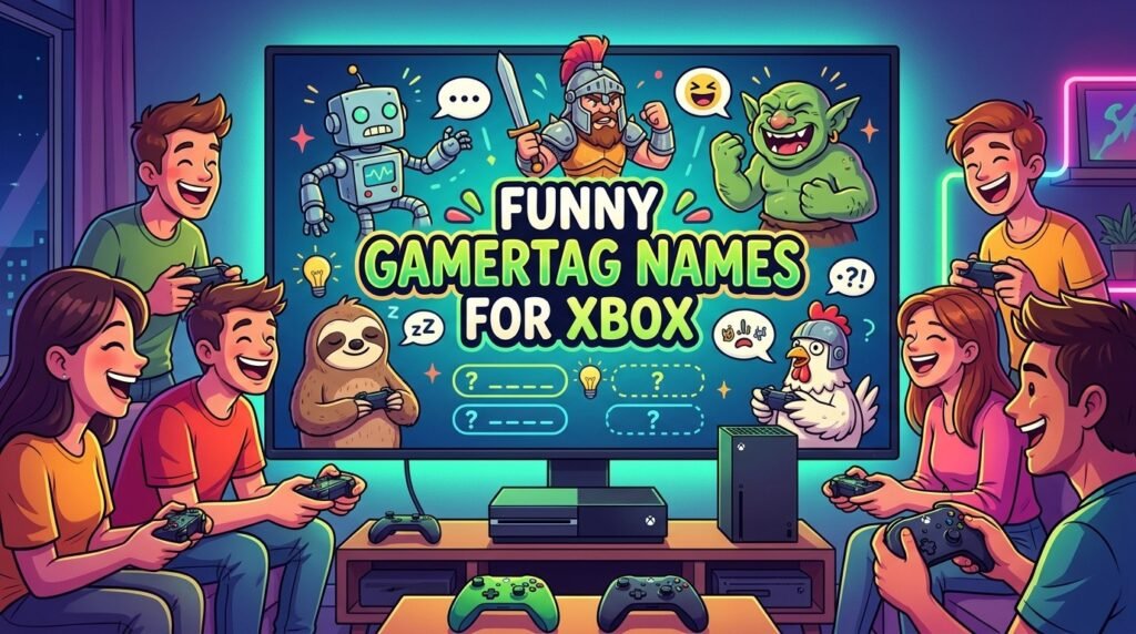 Funny gamertag names for Xbox