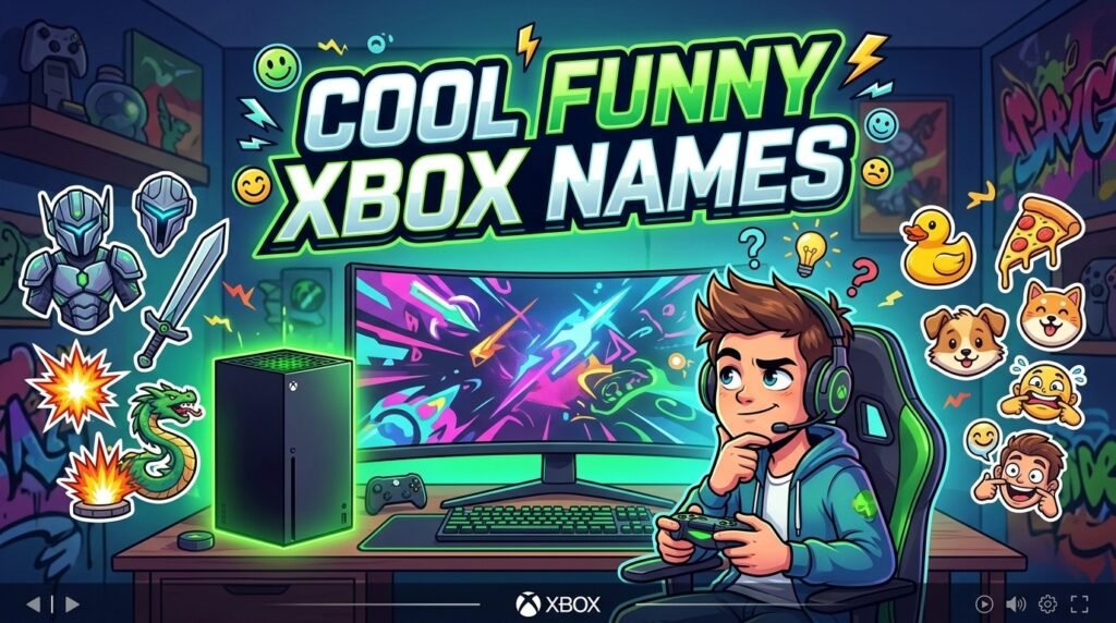 Cool funny Xbox names