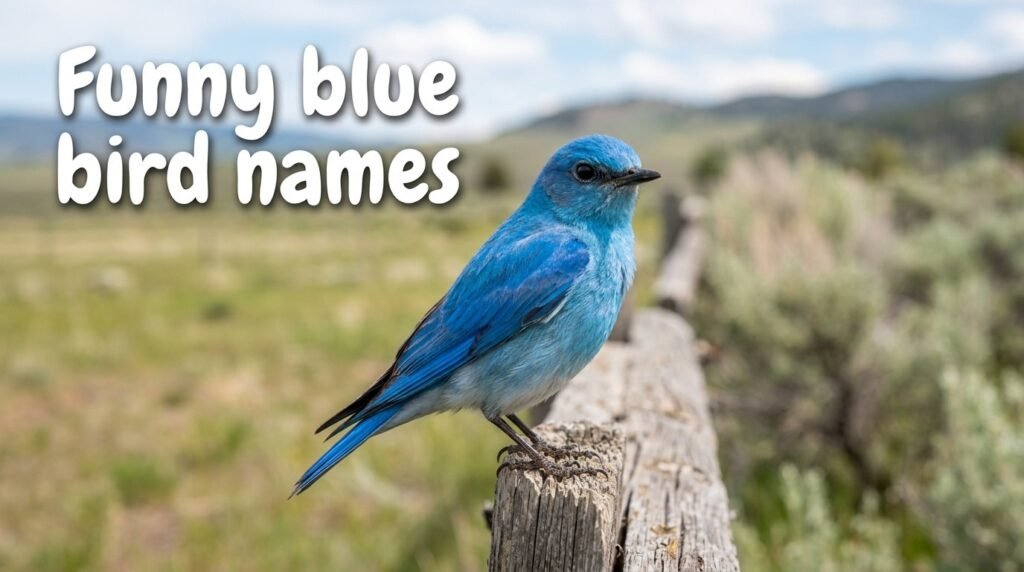 Funny blue bird names