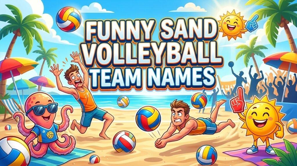 Funny sand volleyball team names