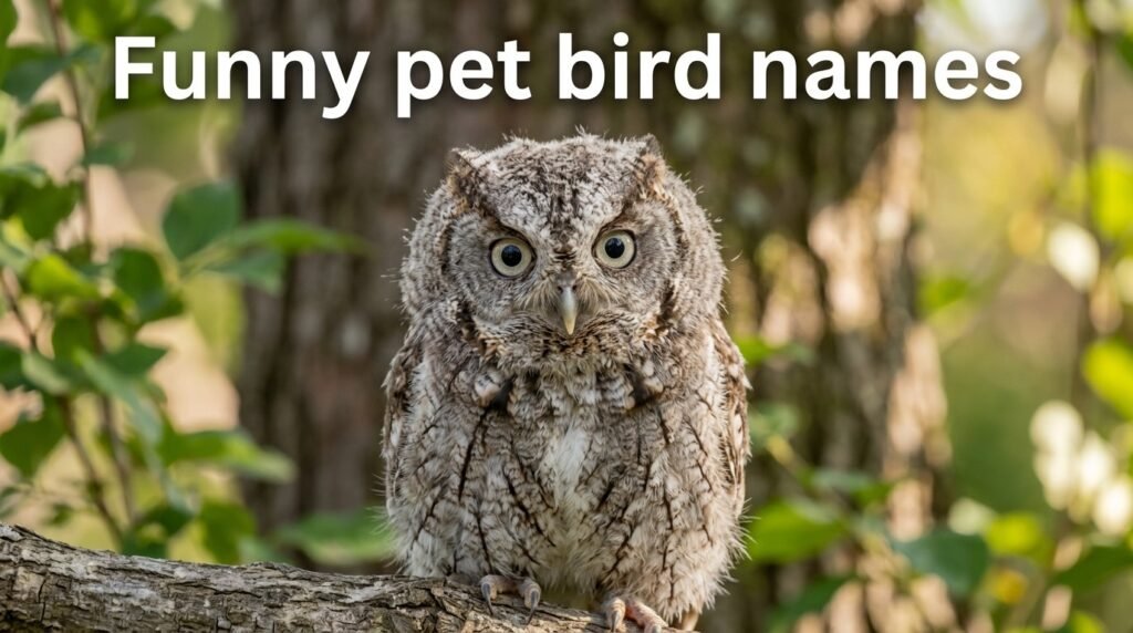 Funny pet bird names
