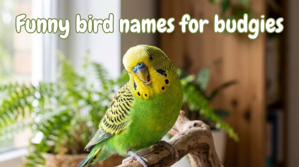 Funny bird names for budgies