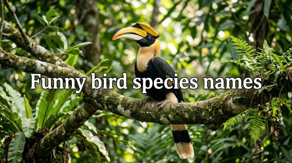 Funny bird species names
