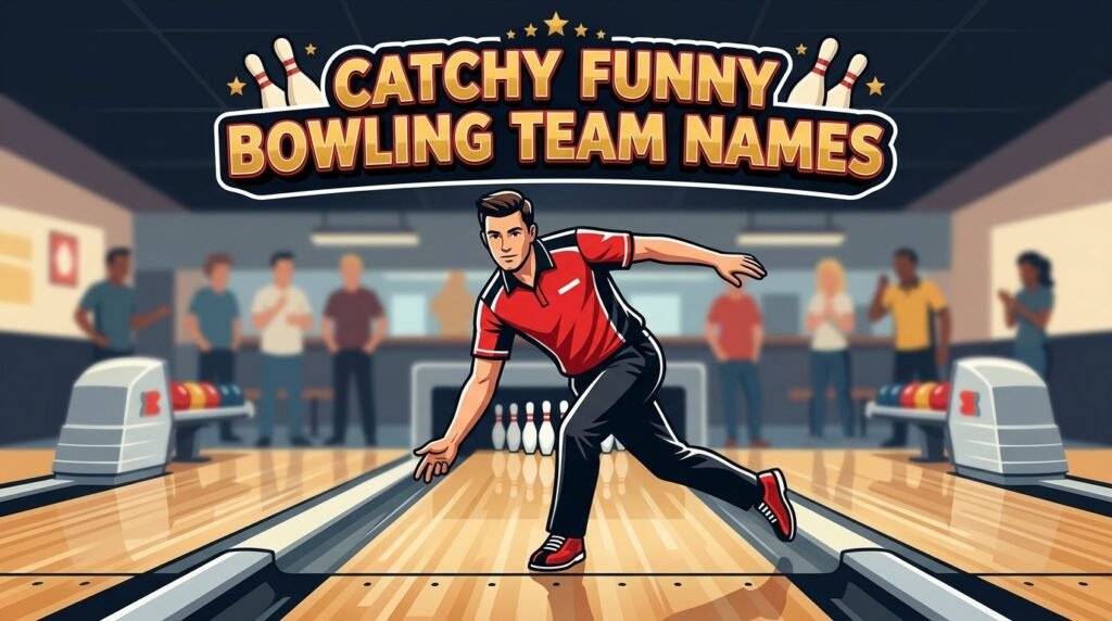 Catchy funny bowling team names