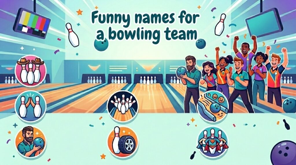 Funny names for a bowling team