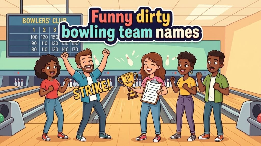 Funny dirty bowling team names
