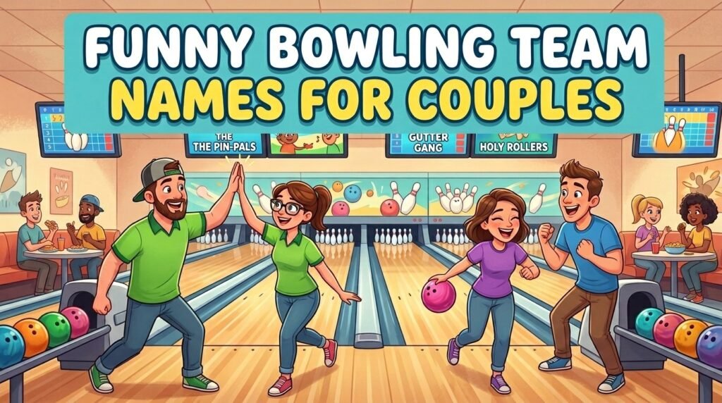 Funny bowling team names for couples