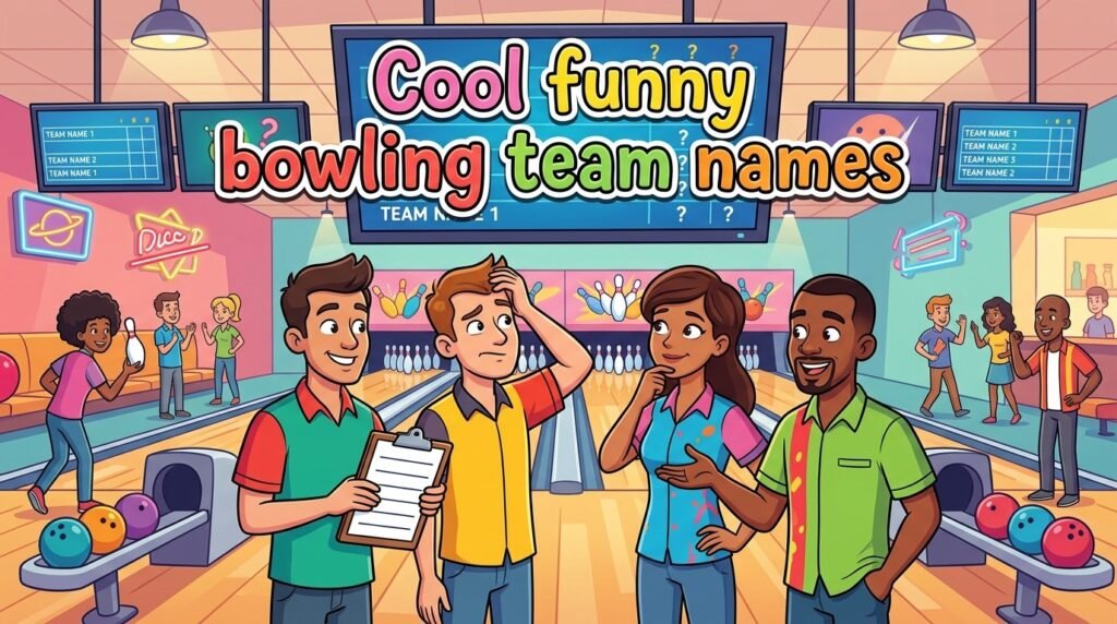 Cool funny bowling team names
