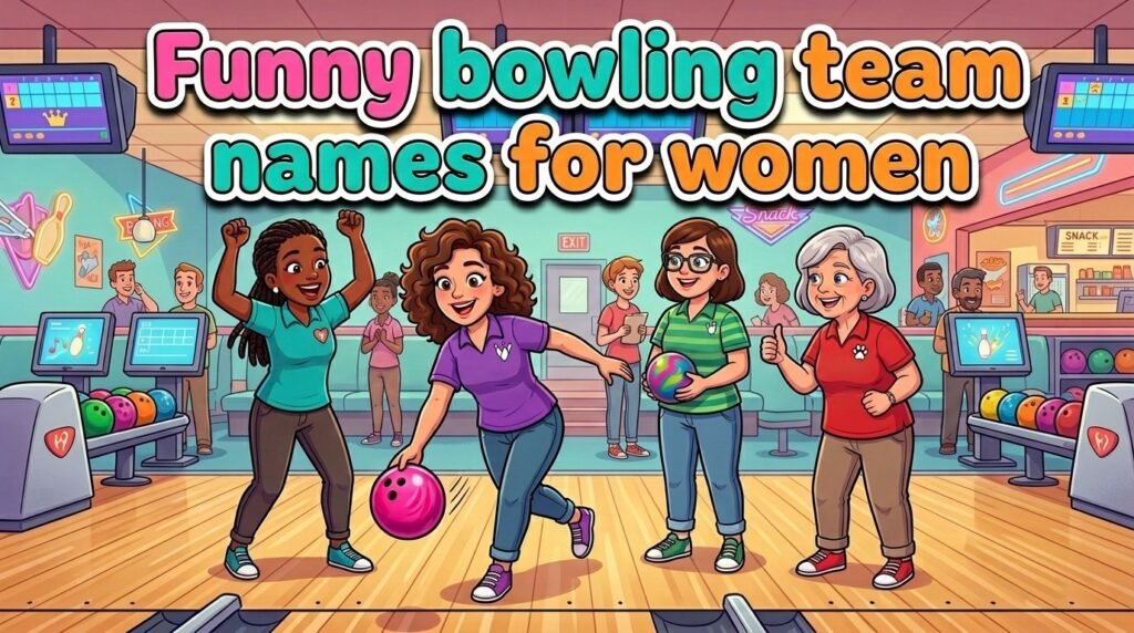 Funny bowling team names for women