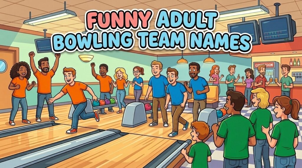 Funny adult bowling team names