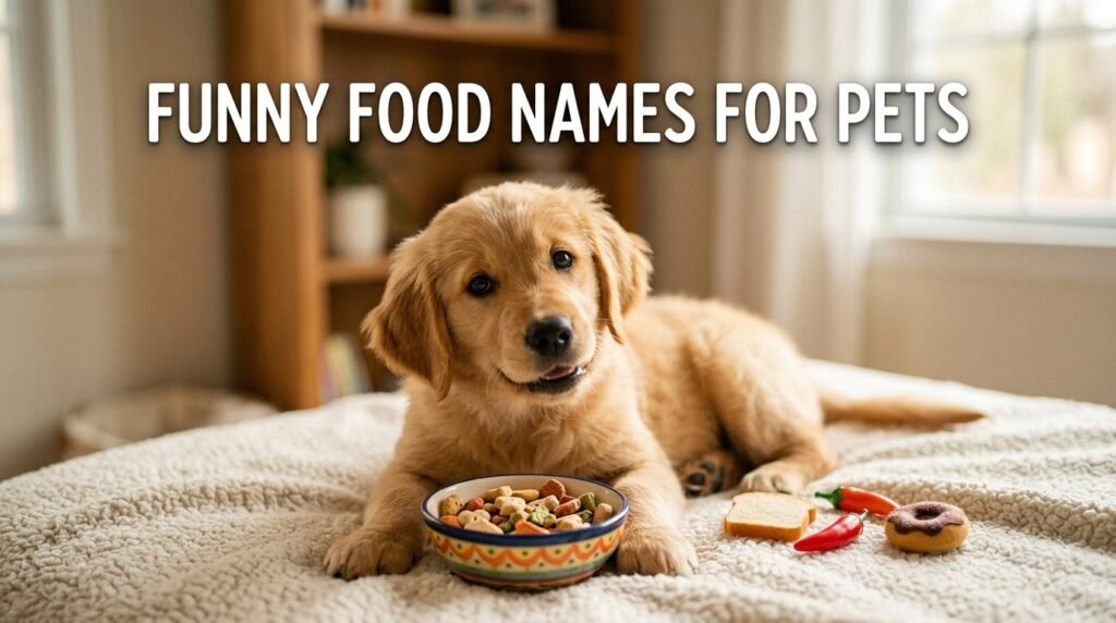 Funny food names for pets