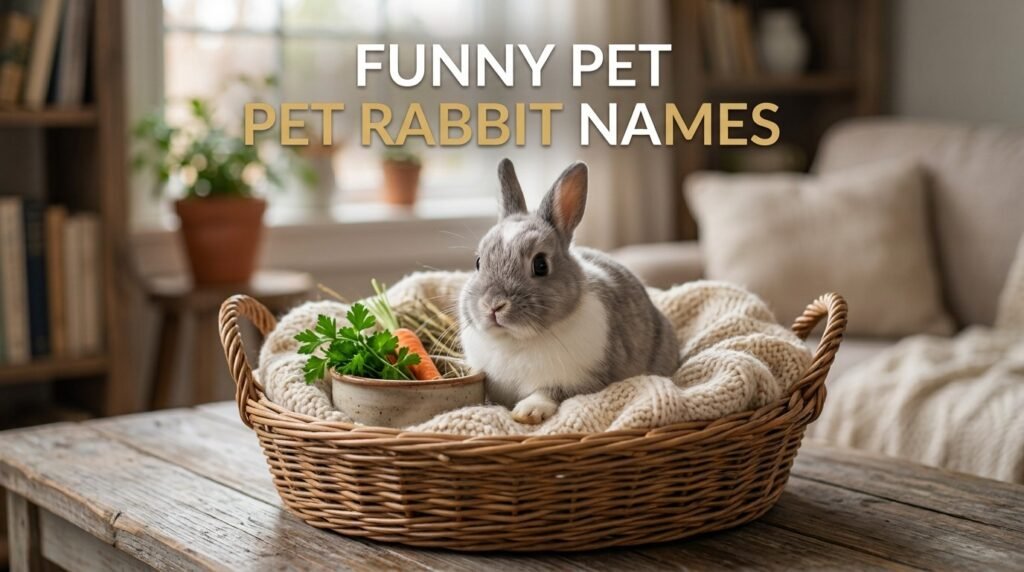 Funny pet rabbit names