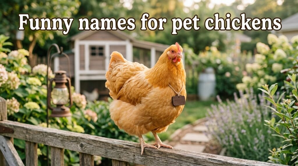 Funny names for pet chickens