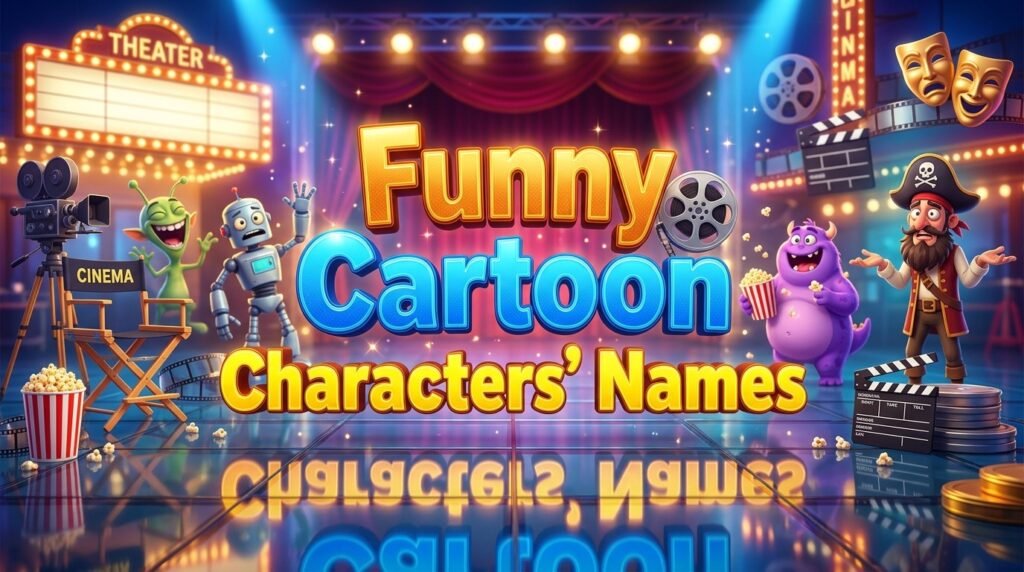 Funny cartoon characters names
