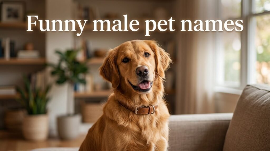 Funny male pet names