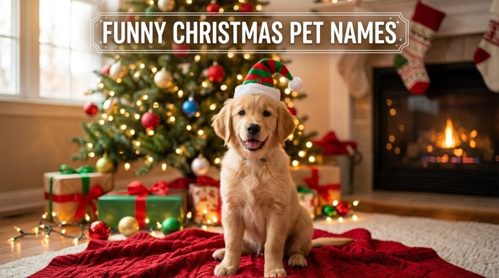Funny Christmas pet names