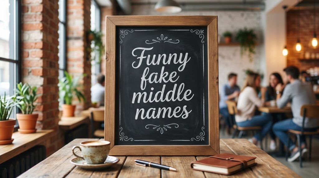 Funny fake middle names