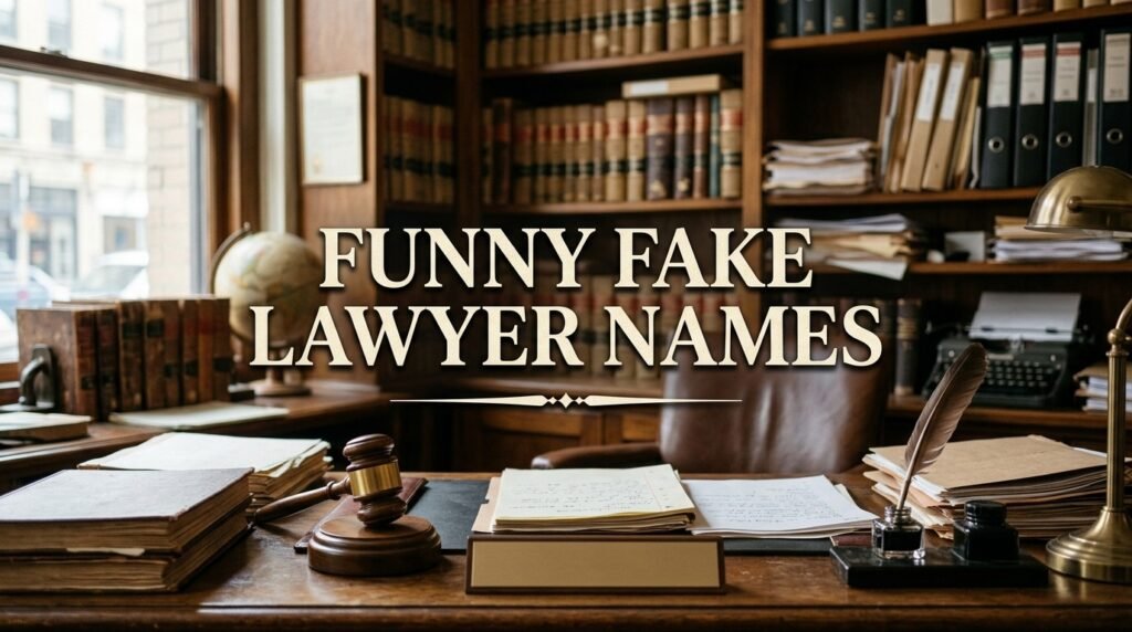 Funny fake lawyer names