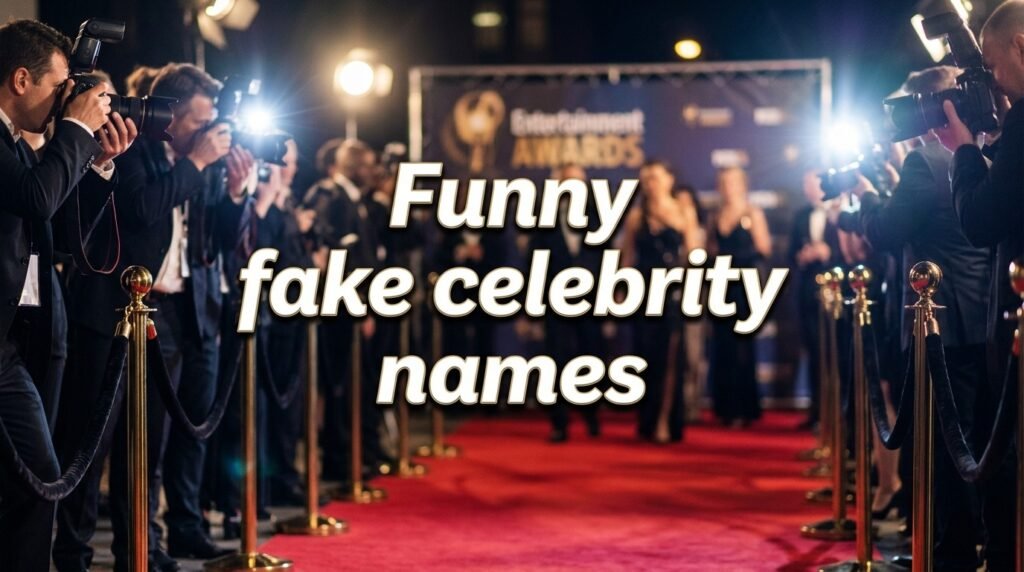 Funny fake celebrity names
