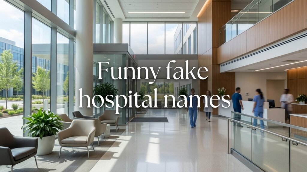 Funny fake hospital names