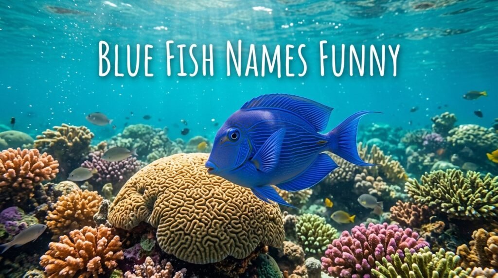 Blue fish names funny