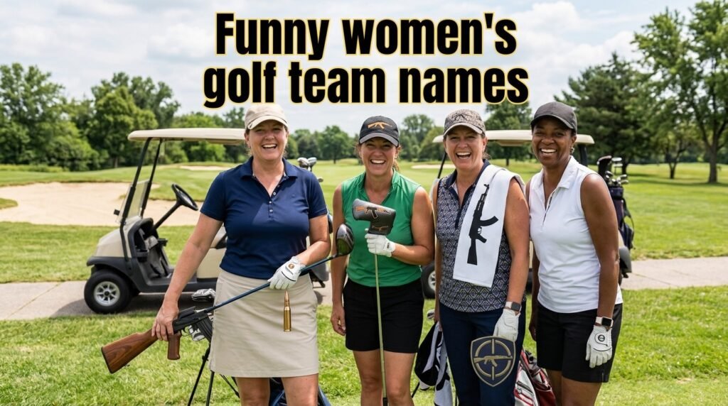 Funny women's golf team names