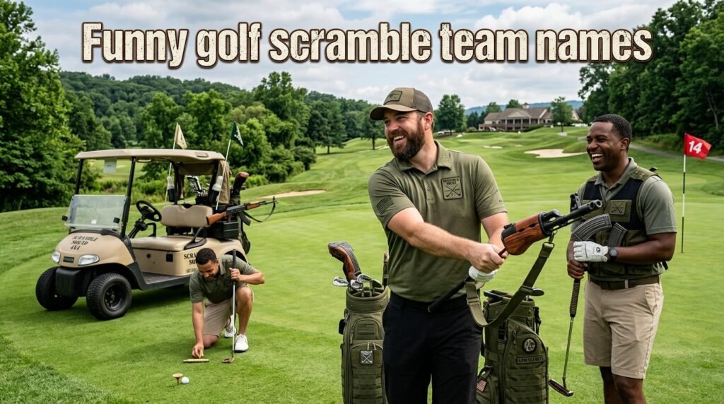 Funny golf scramble team names