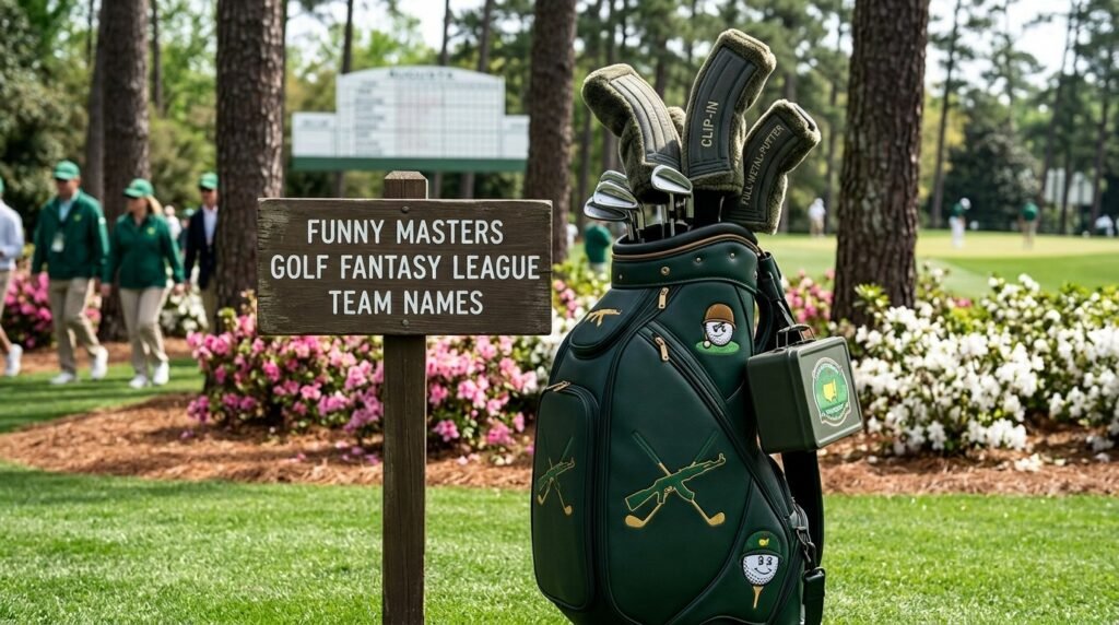 Funny masters golf fantasy league team names