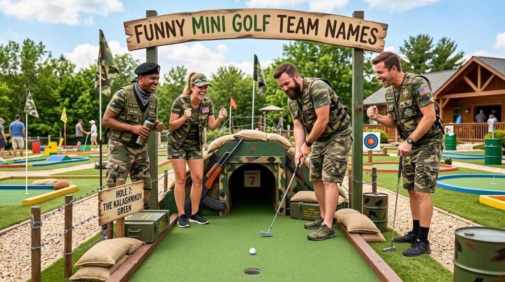 Funny mini golf team names