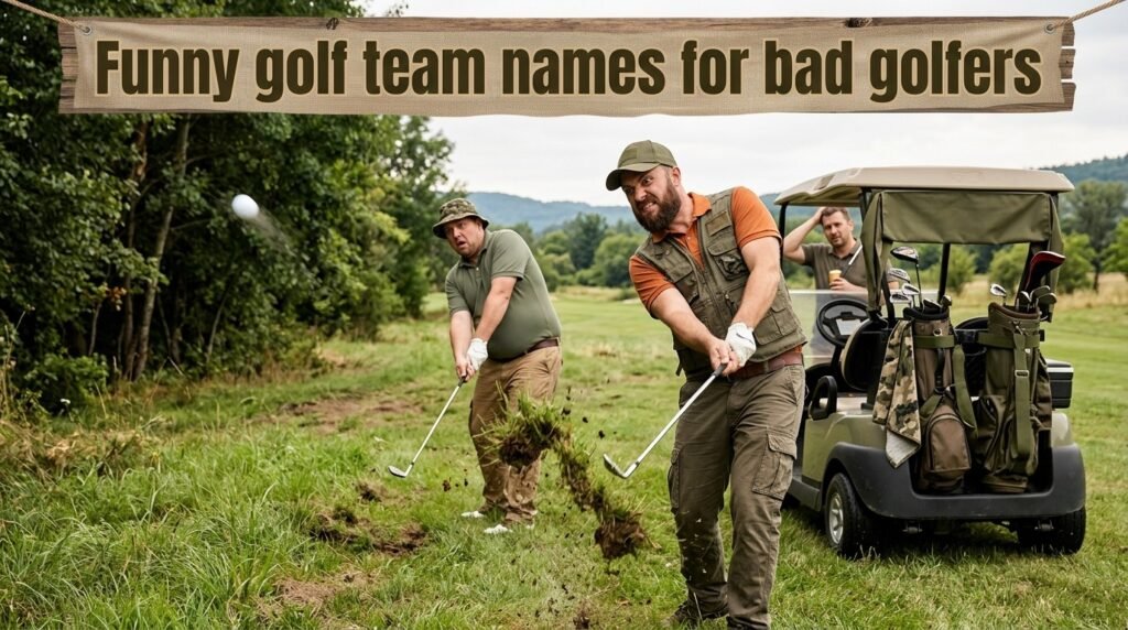 Funny golf team names for bad golfers