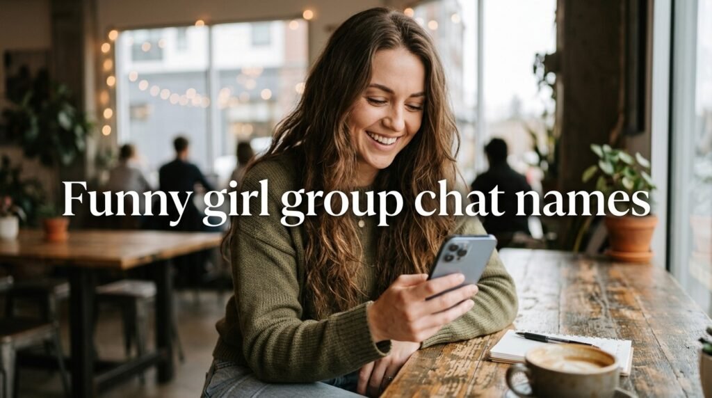 Funny girl group chat names