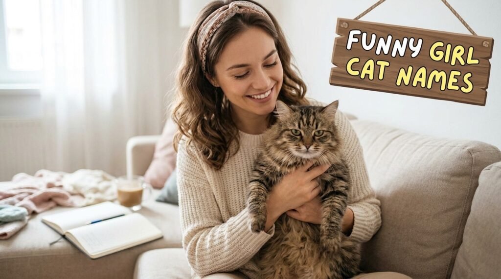 Funny girl cat names