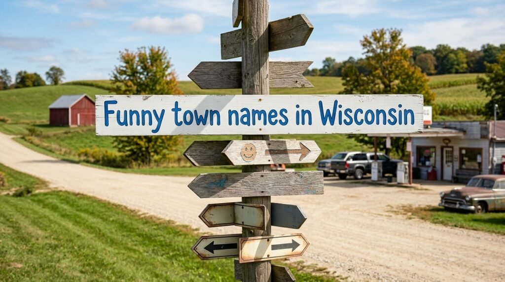 Funny town names in Wisconsin