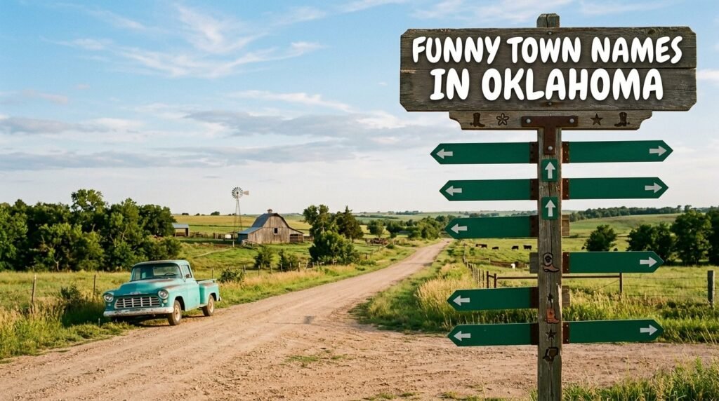 Funny town names in Oklahoma