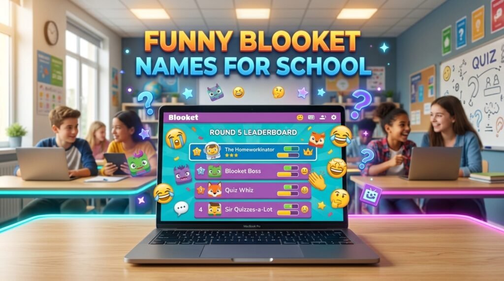 Funny Blooket names for school