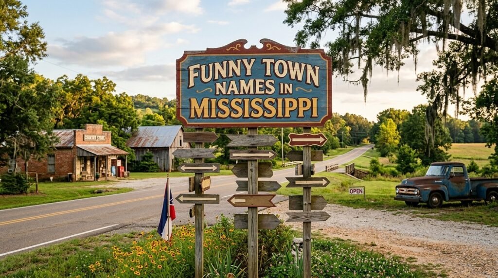 Funny town names in Mississippi