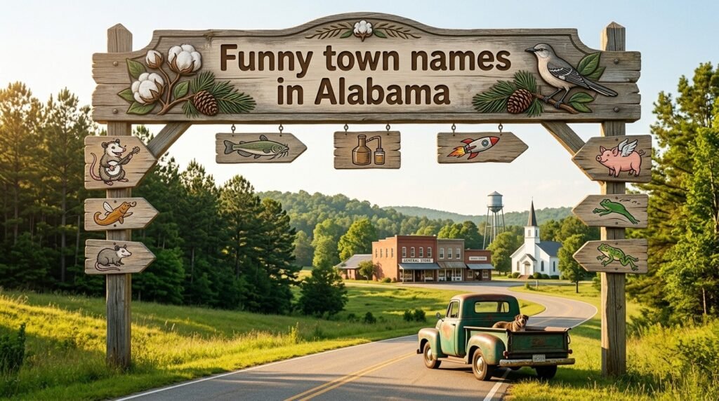 Funny town names in Alabama