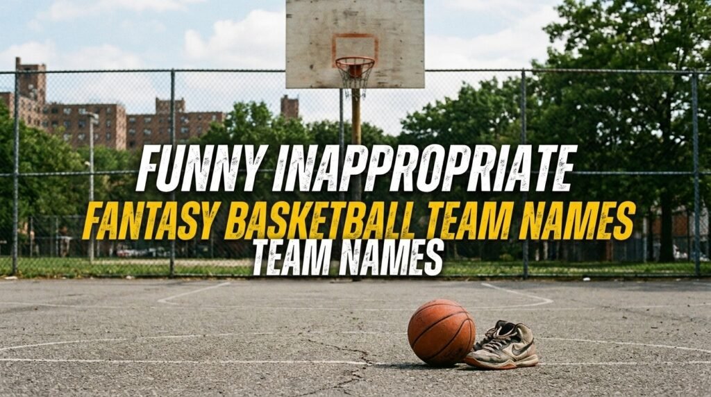 3. Funny inappropriate fantasy basketball team names
