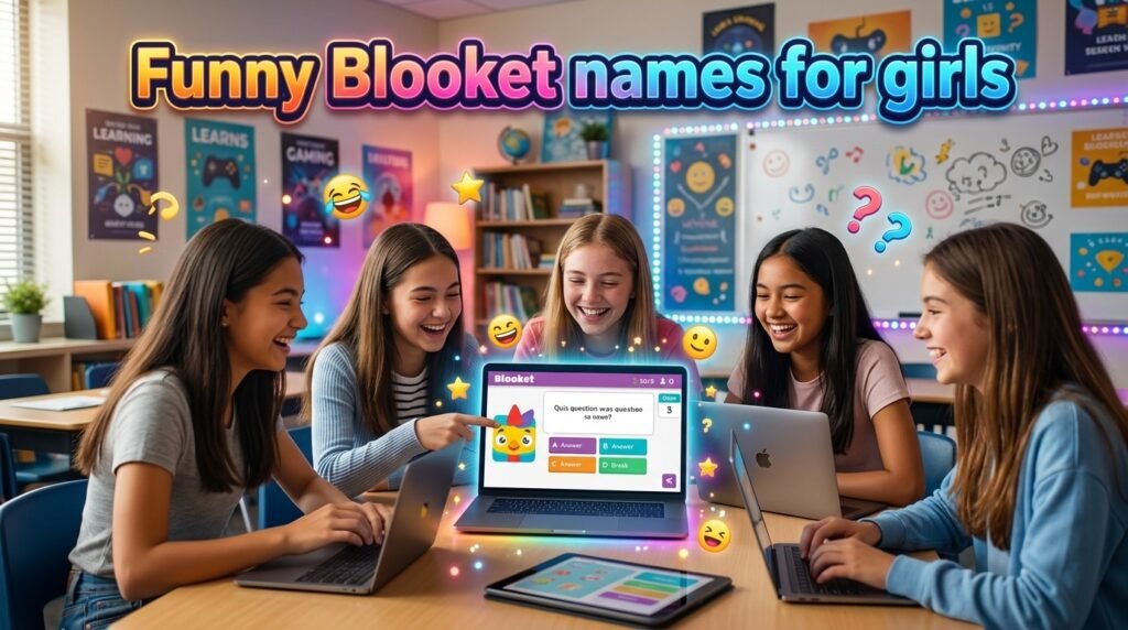 Funny Blooket names for girls