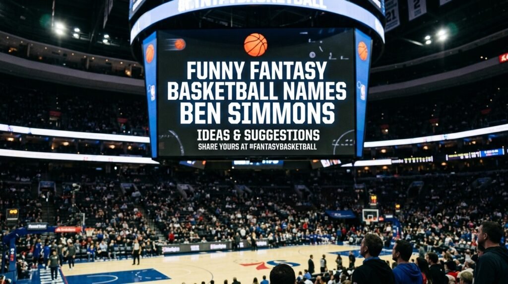 7. Funny fantasy basketball names Ben Simmons