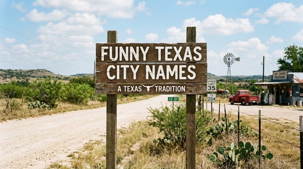 7. Funny Texas city names