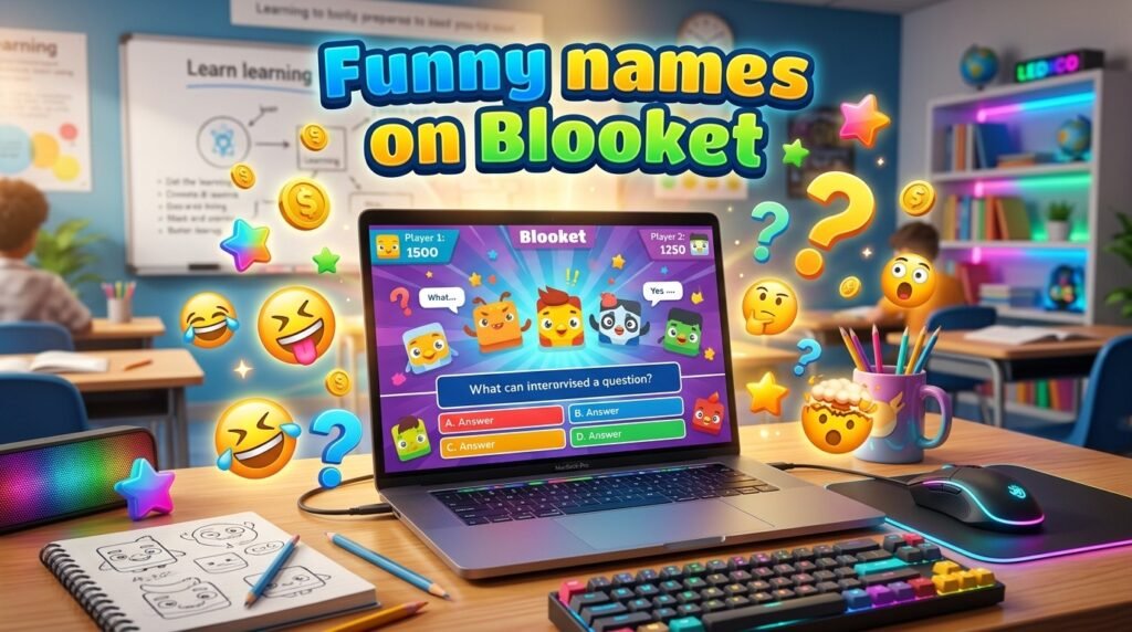 Funny names on Blooket