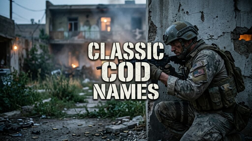 Classic COD names