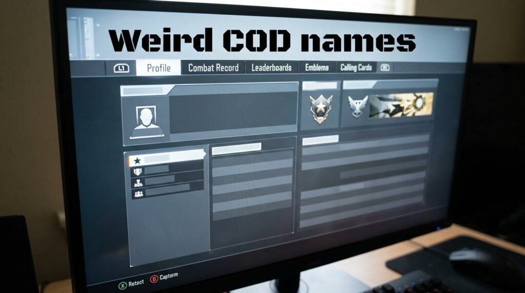 Weird COD names