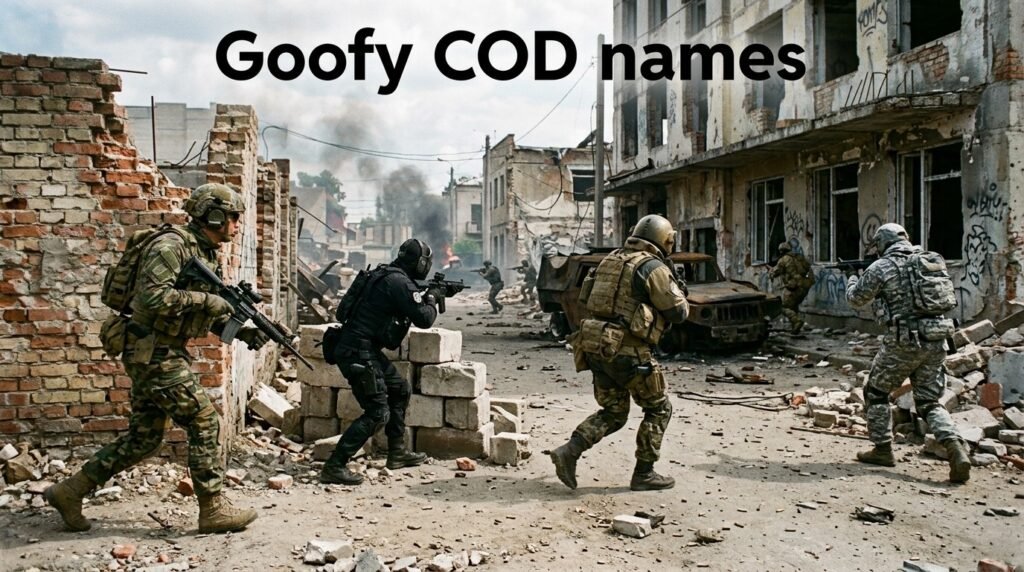 Goofy COD names