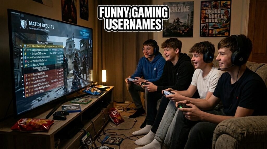 Funny gaming usernames