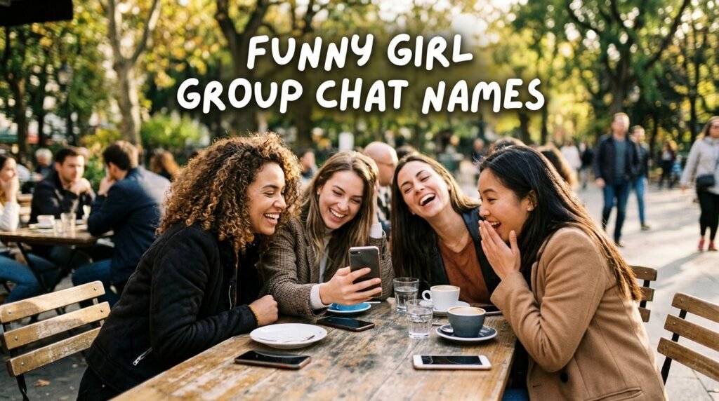 9. Funny girl group chat names