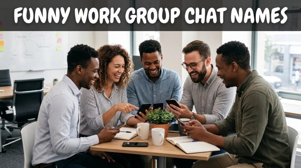 8. Funny work group chat names